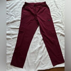Scrub pants/ XS / maroon/ DAGACCI